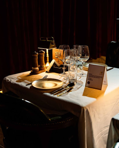 An image of a fine dining table at The Library Lagos